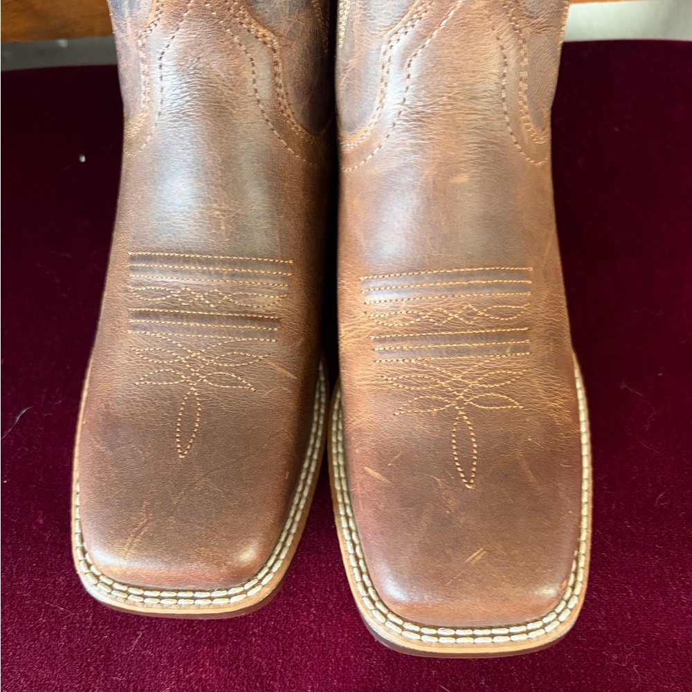 Ariat VentTEK Ultra QuickDraw square toe western … - image 4